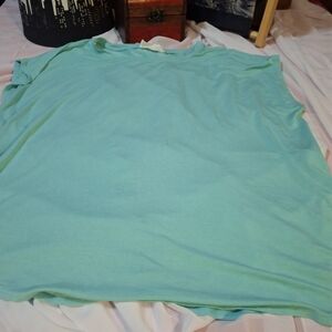 Double Zero Mystic Medium Teal Short Sleeve Top